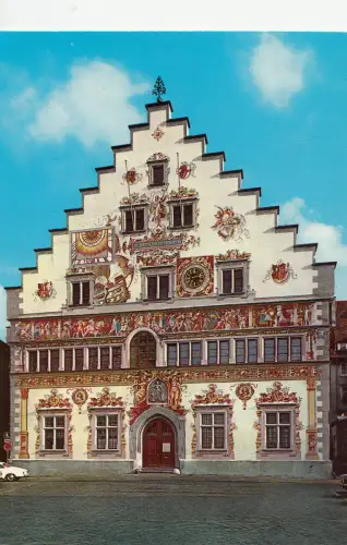 BF12605 lindau im bodensee historisches rathaus vorder-/rückbild