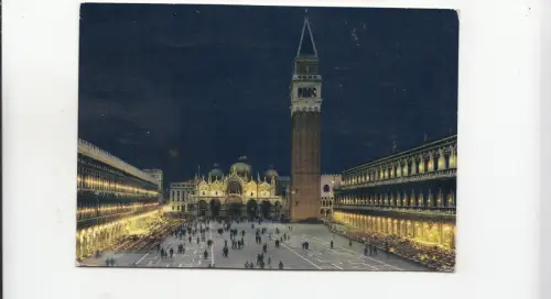 BF23288 venezia piazza s mareo italy front/back image