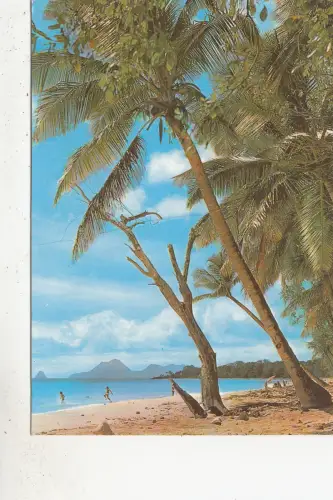 BF28194 martinique ste anne plage caribbean islands front/back image