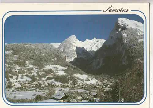 BF24541 samoens h s vue generale et le cirou france front/back image