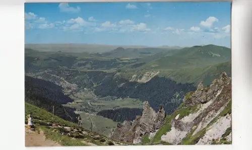BF31919 mont dore sancy vue generale france front/back image