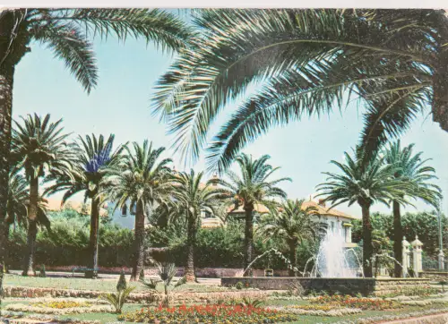 BF14497 hyeres les palmiers les jardins france front/back image