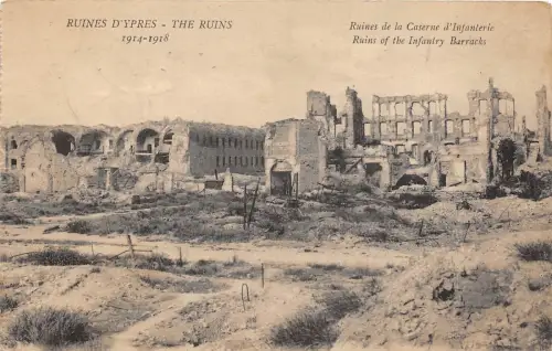 BC62250 Les Ruines d'Ypres Infanteriekaserne Belgien