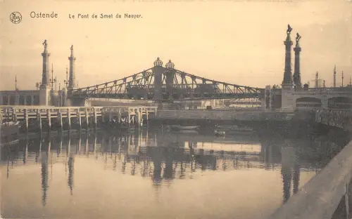 B107020 Belgien Ostende Le Pont de Smet de Naeyer Brücke