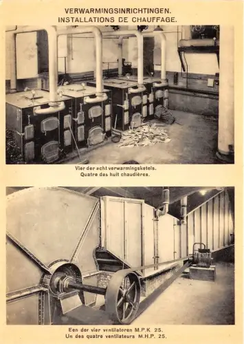 B74736 installations de chauffage soprtpaleis antwerpen belgien