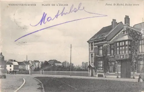 BR56151 Place de l eglise Wenduine sur mer Belgien