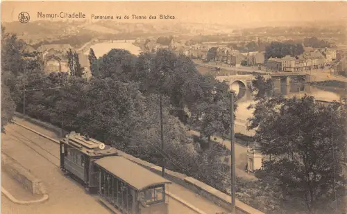 Lot127 namur citadelle panorama vu du tienne des blanches tram belgien