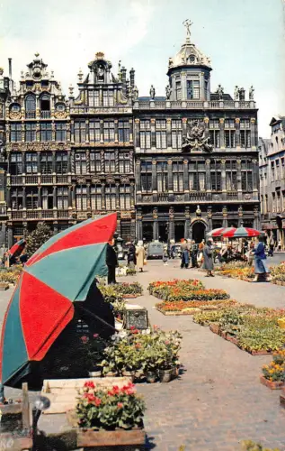 B4425 bruxelles grand place belgien front/back scan