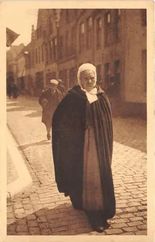 B94037 bugeoise brugsche vrouw belgien typen folklore kostüme