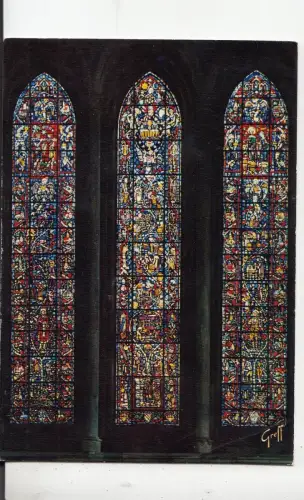 BF20986 cathedrale de reims marne vitraux moderne de j france front/back image