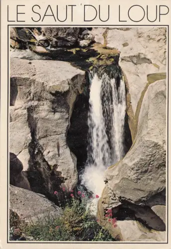 BF22257 Exkursion des gorges du loup le saut du loup france front/back image