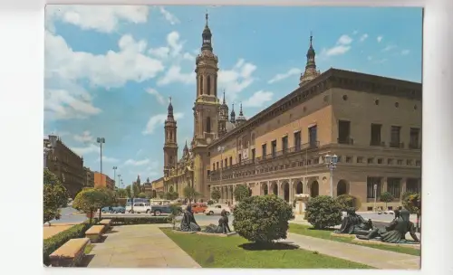 BF23118 zaragoza plaza de ntra sra de el pilar italy front/back image