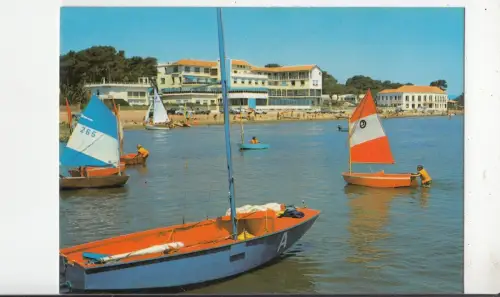 BF31754 hyeres les palmiers le port ship les voillers france front/back image