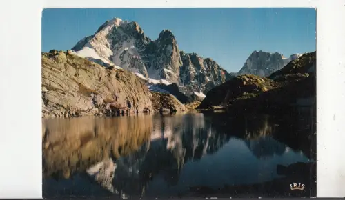 BF28679 la verte les drus et les grandes jorasses depui france front/back image
