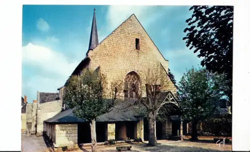 BF13048 eglise saint michel en anjou fointevraud france front/back image
