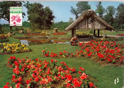 BF14686 parc floral prleans la source france front/back image