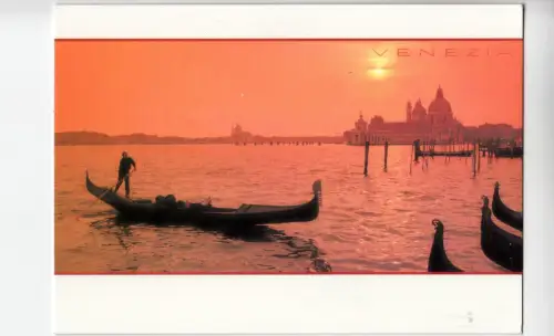 BF13477 venezia basilica santa maria della salute italy front/back image