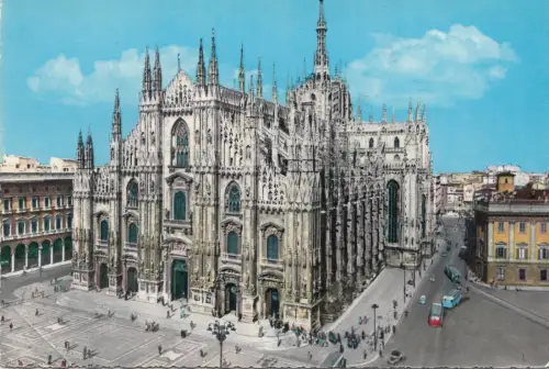 BF23708 milano il duomo italy front/back image