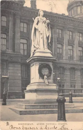 Lot367 UK Birmingham Queen Victoria Statue Royalty