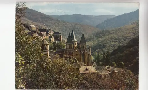 BF21881 conques en rouergue vue geenrale france front/back image
