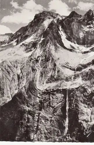 BF13072 les pyrenees sommet du cirque de gavarnie france front/back image