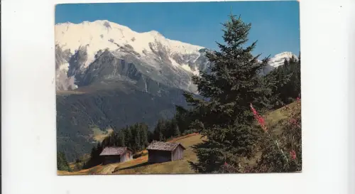 BF25586 le mont blanc les alpes en couleurs naturalles france front/back image