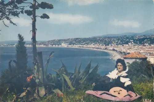 BF20336 schönes vue d ensemble sur la baie des anges france Vorder-/Rückbild