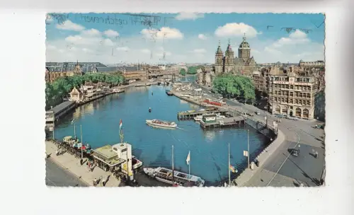 BF30564 amsterdam netherland prins hendrikkade en sint nicolas front/back image