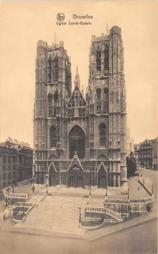 Br34984 Bruxelles Eglise Sainte Gudule Belgien
