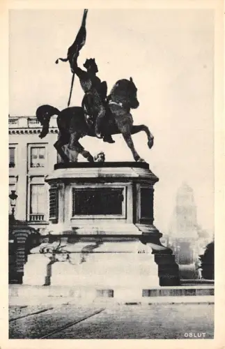 Br34579 Bruxelles Statue de Godefroy de Bouillon Belgien