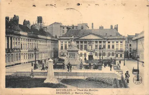 Br34844 Bruxelles Place des Martyrs Belgien