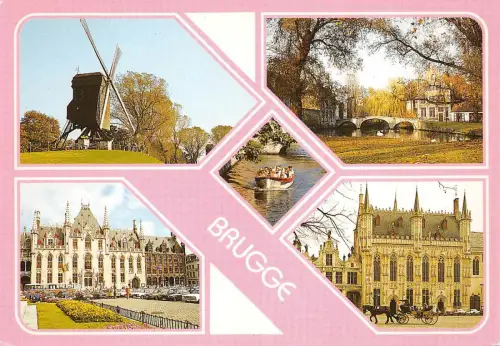 BF917 Brügge Windmühle Moulen a Vent Belgien