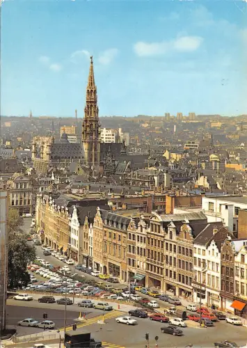 BF907 bruxelles panorama avec hoteld e ville Belgien