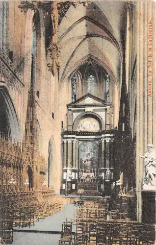 BR25120 Anvers La Nef de la Cathedrale Belgien