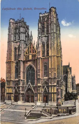 Br34620 Bruxelles Eglise Ste. Gudule Belgien