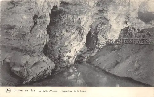 BG25567 la salle d armes reapparition de la elsse grotte de han belgium