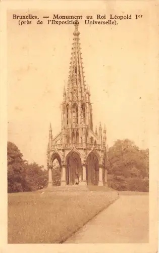 Br34576 Bruxelles Monument au Roi Leopold I Er Belgien