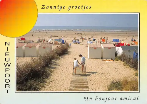 BT6079 Nieuwpoort Strand plage Belgien