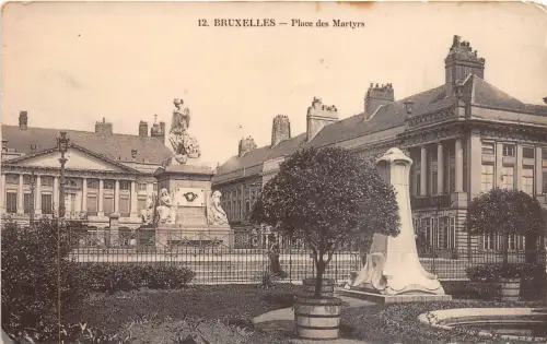 Br34841 Bruxelles Place des Martyrs Belgien