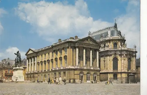 BF25421 versailles chateau cour royale france front/back image