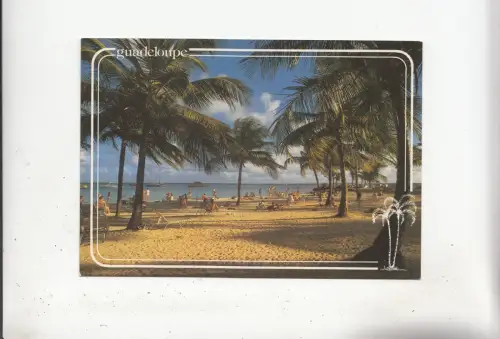 BF28043 guadeloupe caribbean island la plage du lagon a st fran front/back image