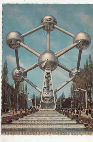 BF13489 atomium bruxelles belgium front/back image