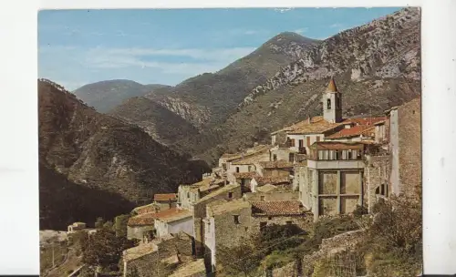 BF21125 sainte agnes charmant village dans l arriere france front/back image