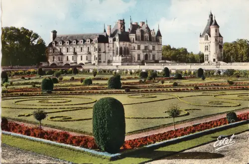 BF15512 le chateau de chenonceaux vue d ensemble et les france Vorder-/Rückbild
