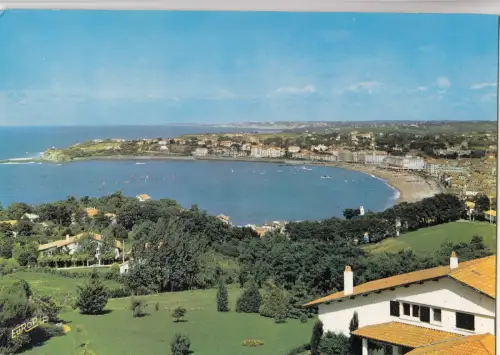 BF31867 cote basque vue sur la baie de st jean de luz france front/back image