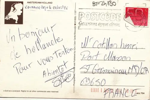 BF24180 amsterdam niederlande front/back image