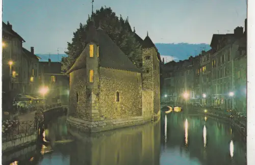 BF20037 annecy h ses vieux quartiers illumines france front/back image