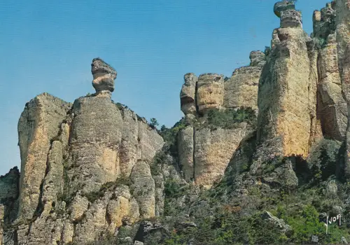 BF20024 les gorges de la jonte lozere les vases de chi france front/back image