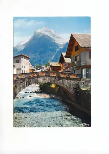 BF13793 morzine the savoie le pont sur la danse france front/back image