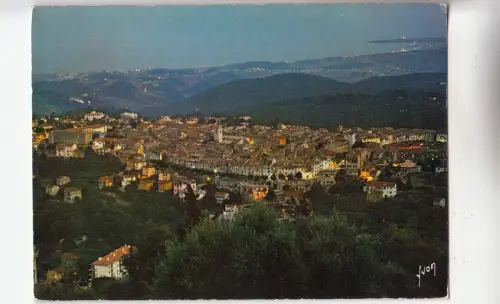 BF31068 vence a m panorama de nuit sur la cote et le ca france front/back image